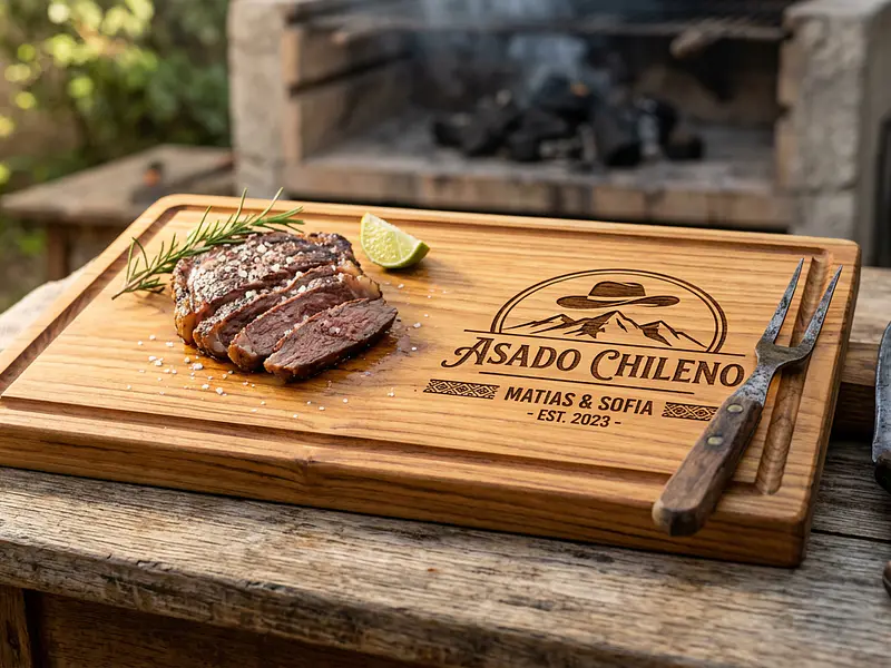 Tabla de Asado Personalizada: Cómo Elegir la Madera Ideal y Convertirla en un Regalo Único