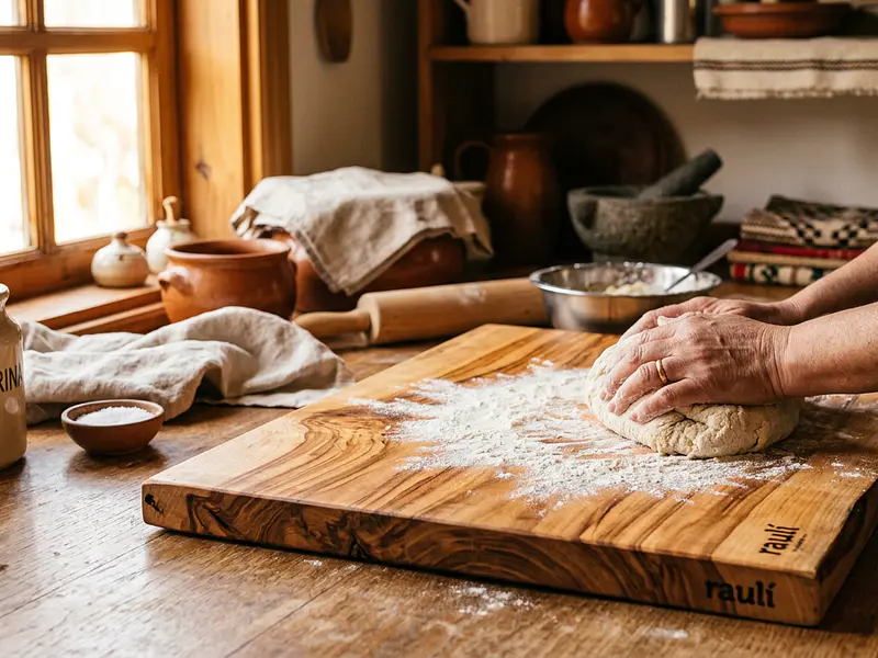 Tablas de Amasar Artesanales: Madera Nativa Chilena con Alma de Carpintero