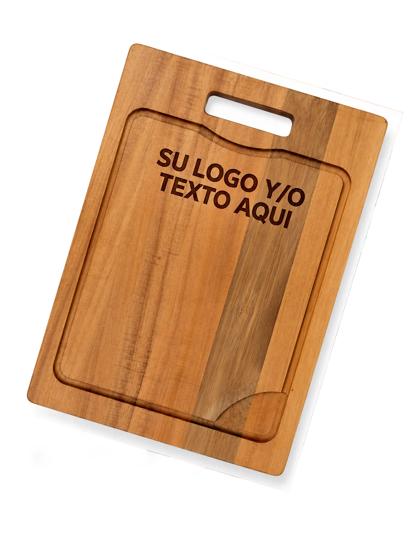TABLA ASADOS MADERA ACACIA DE 45 CMS X 30 CMS ANCHO 15 mm GRABADA LASER 6