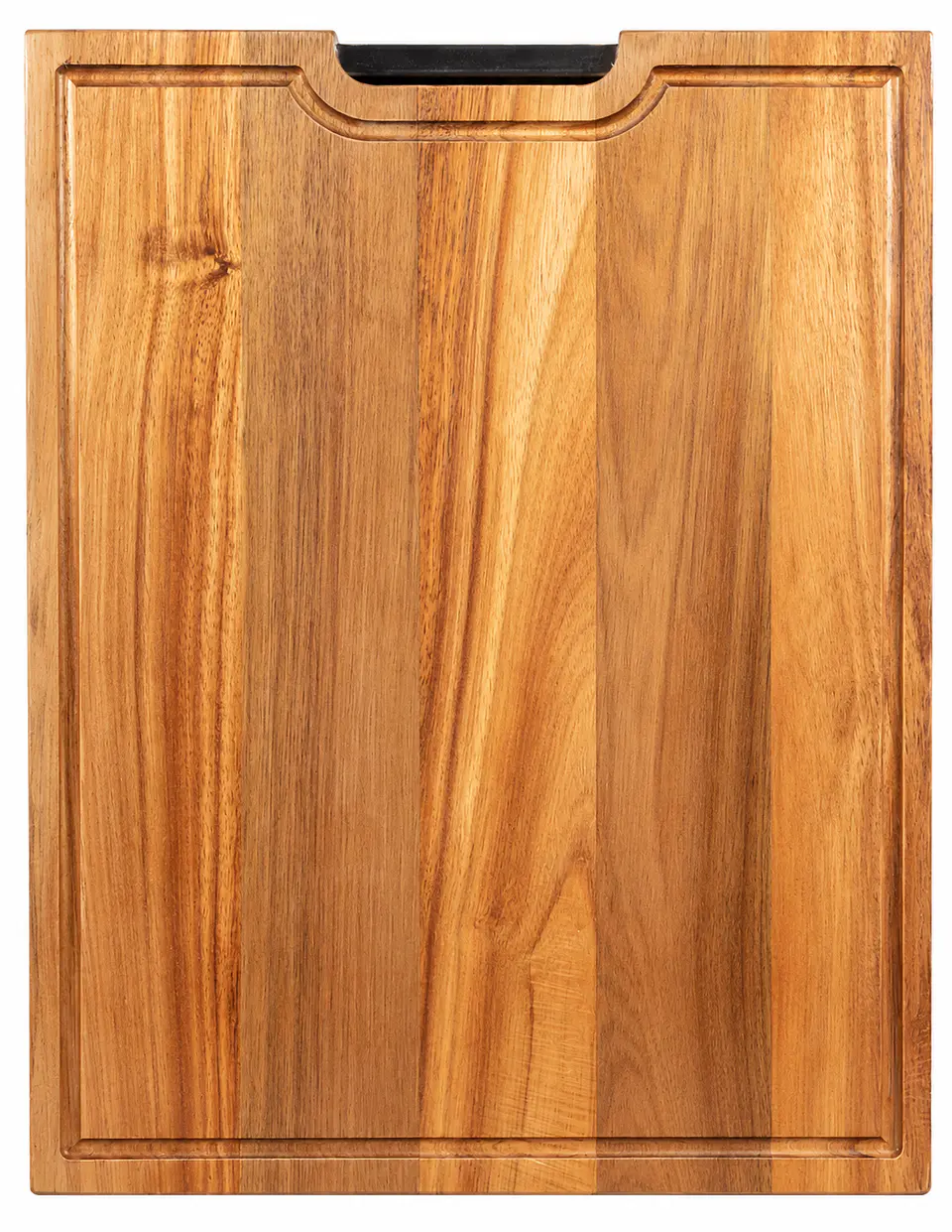 Tabla de Asado Acacia Con Bandeja Metálica 41,5 x 32 cm Personalizada grabada láser 3