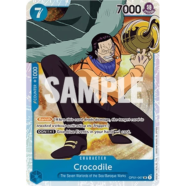 Crocodile (SR) - Romance Dawn (OP01) 