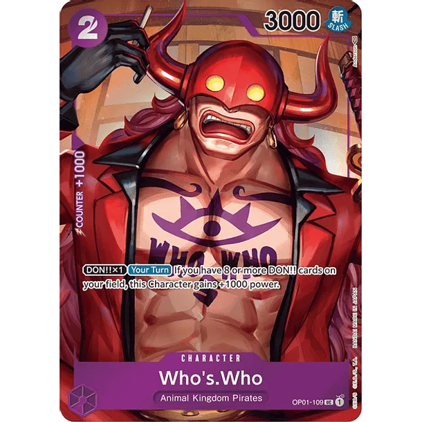 Who's.Who (Box Topper) - Romance Dawn (OP01) 