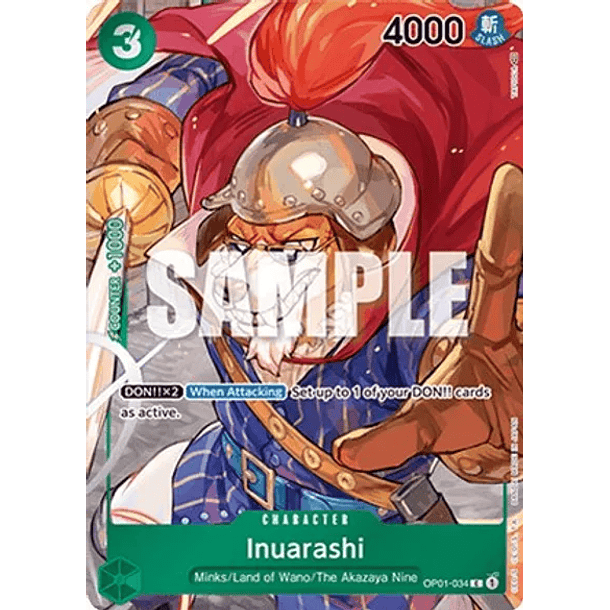 Inuarashi (Box Topper) - Romance Dawn (OP01) 