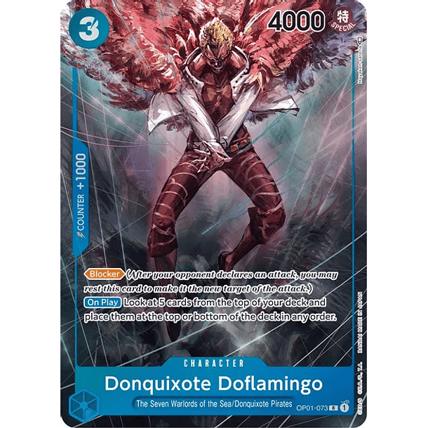 Donquixote Doflamingo (073) (Parallel) - Romance Dawn (OP01) 