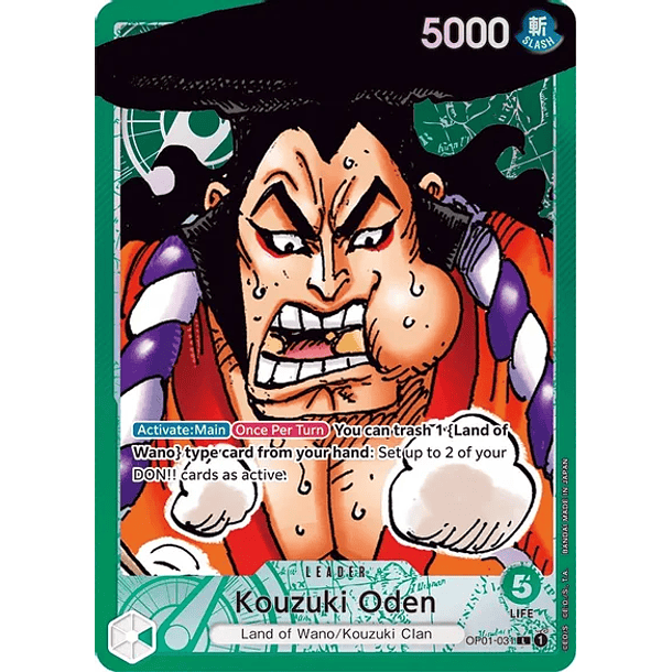 Kouzuki Oden (Parallel) - Romance Dawn (OP01) 