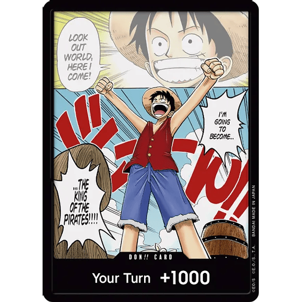 DON!! Card (Alternate Art) - Romance Dawn (OP01) 