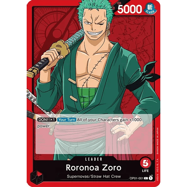 Roronoa Zoro (001) - Romance Dawn (OP01) 
