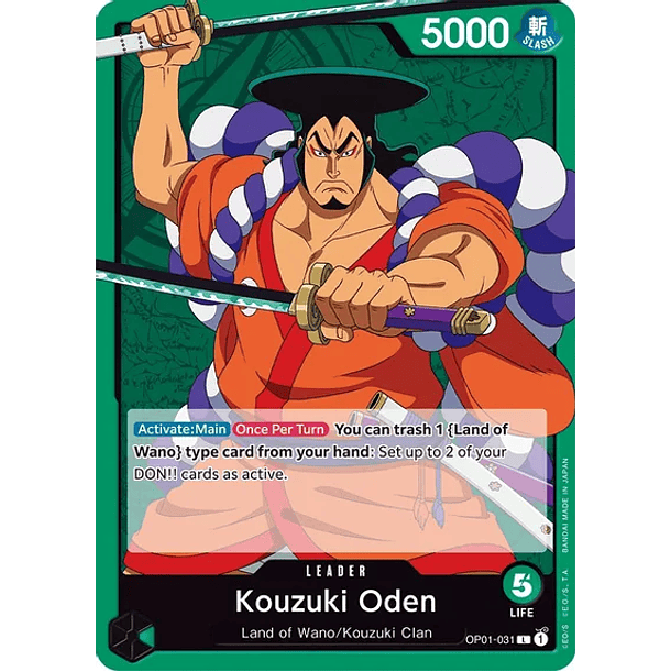 Kouzuki Oden - Romance Dawn (OP01) 