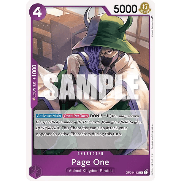 Page One - Romance Dawn (OP01) 