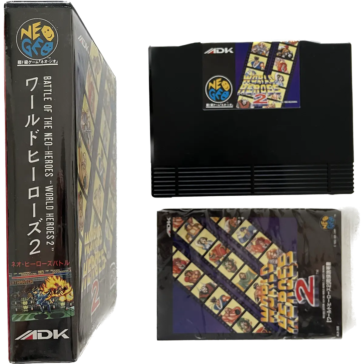 WORLD HEROES 2 NEO GEO AES CIB JP