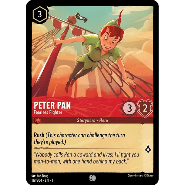 Peter Pan - Fearless Fighter - The First Chapter 