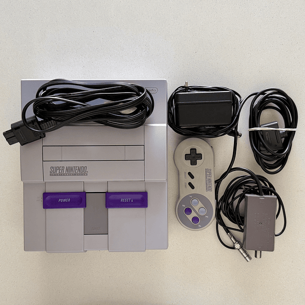 CONSOLA SUPER NINTENDO SNES CIB US 4