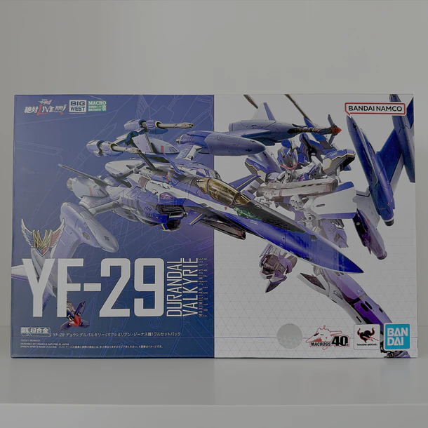 DX CHOGOKIN YF 29 DURANDAL MAXIMILIAN JENIUS FULL SET PACK 1/60 BANDAI 1