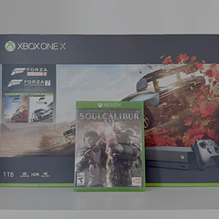 X BOX ONE X + SOUL CALIBUR VI (usada)