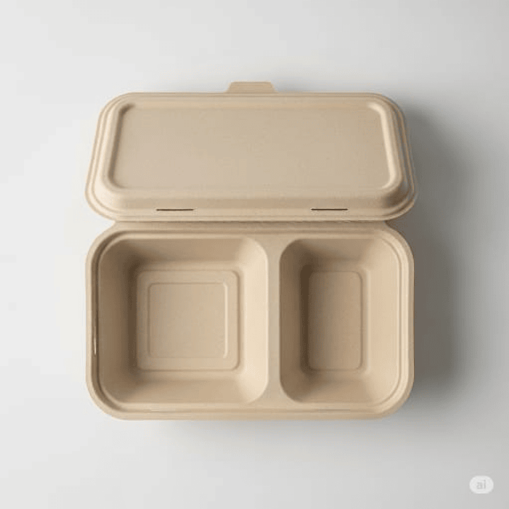 Envase Compostáble con Separación (200 unidades) 3