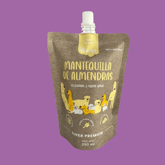 Mantequilla de almendras Winga 250ml