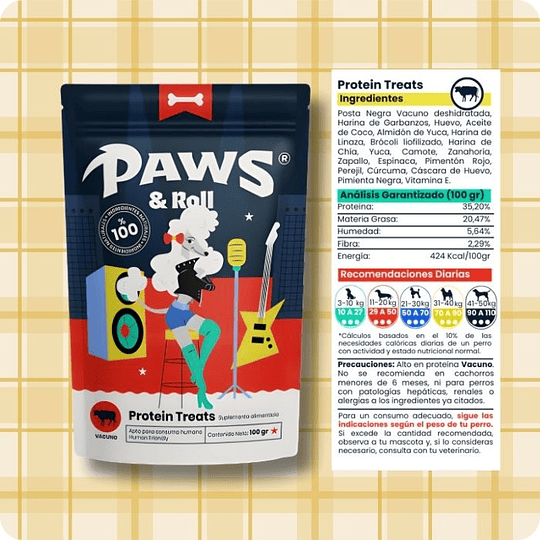 Paws and Roll 100gr variedades