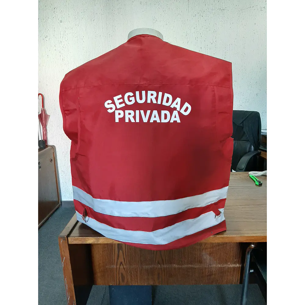 Chaleco Geólogo Guardias de Seguridad Rojos  1