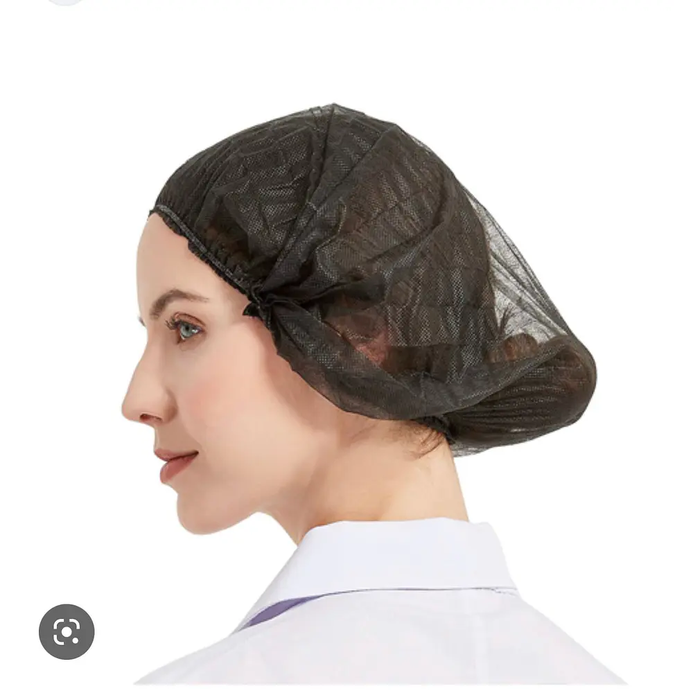 Cofias desechables color negras