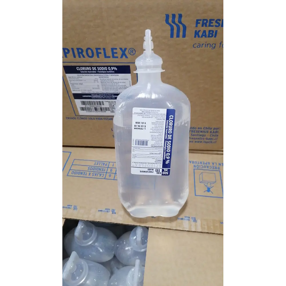 Sueros fisiológicos 0,9% 500ml matraz apiroflex (sin stock)