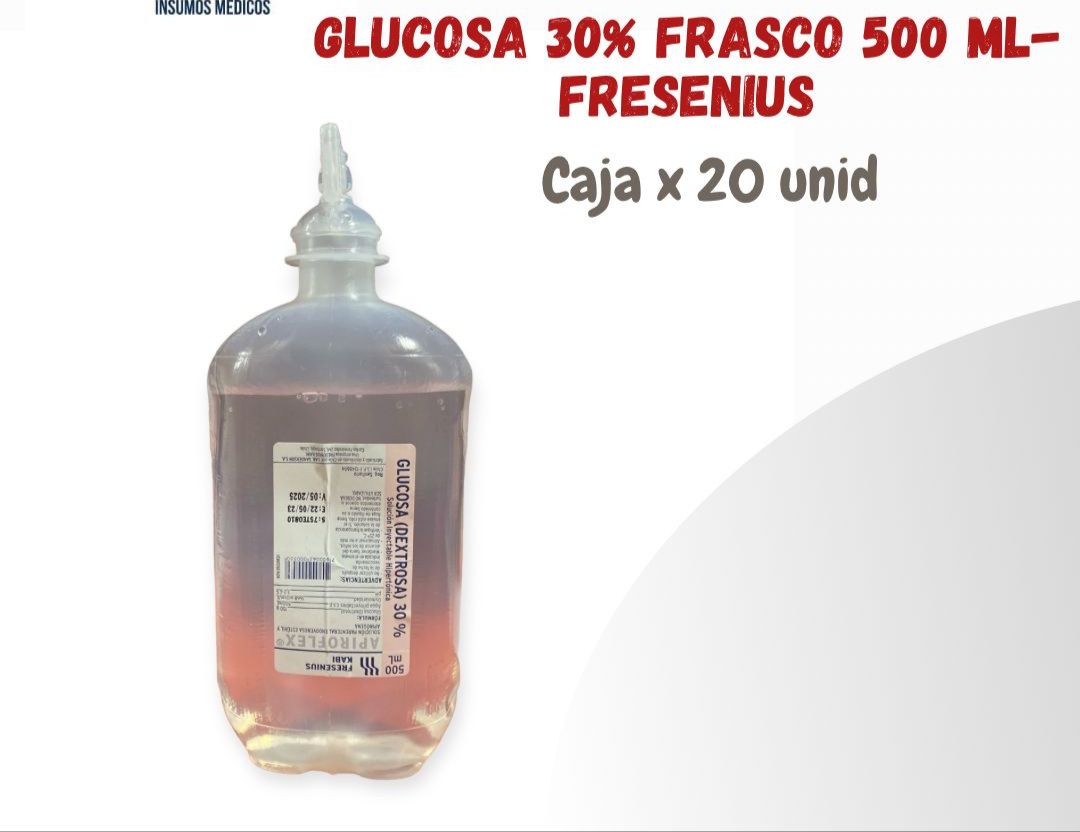 GLUCOSA 30% Formato 500ml FRESENIUS