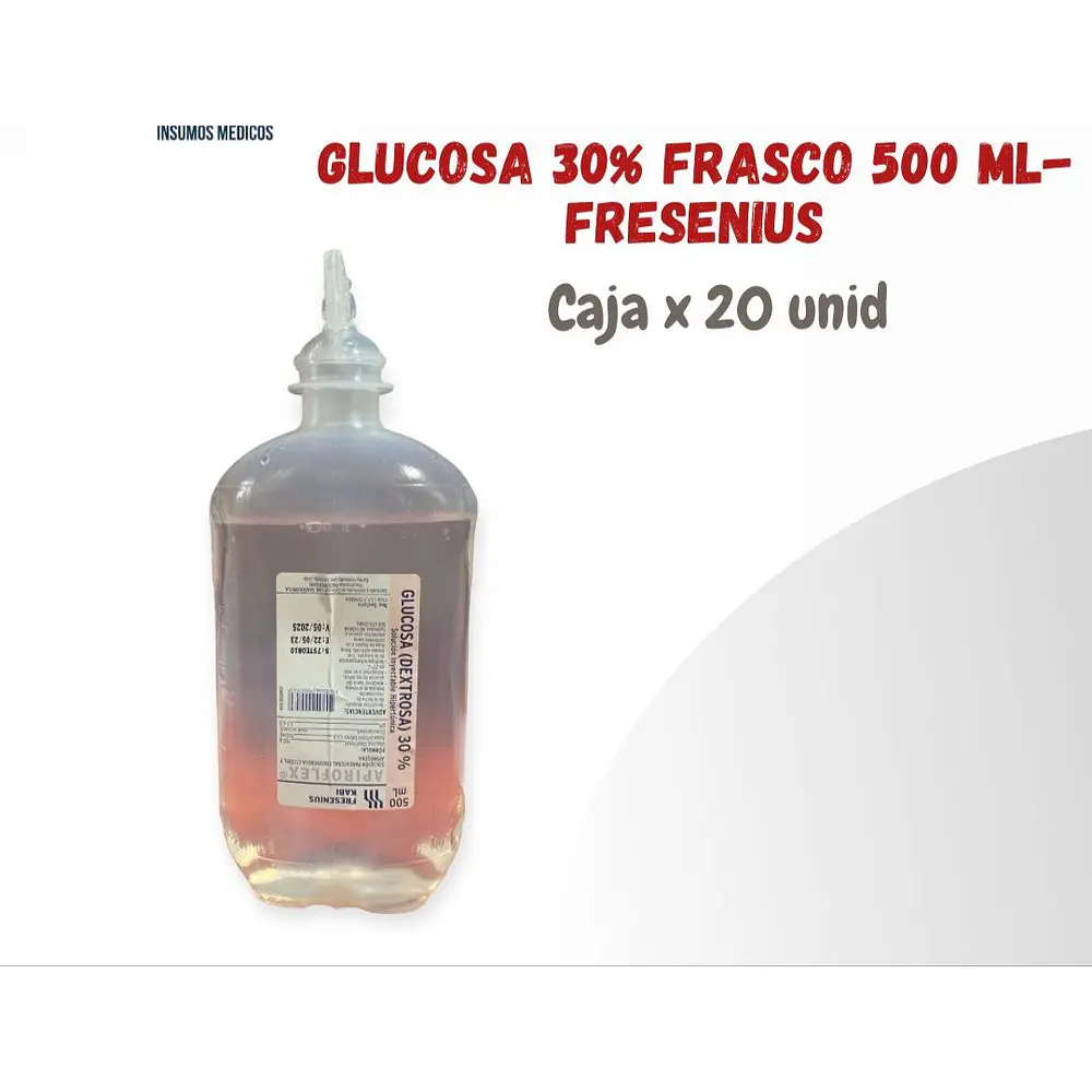GLUCOSA 30% Formato 500ml FRESENIUS 