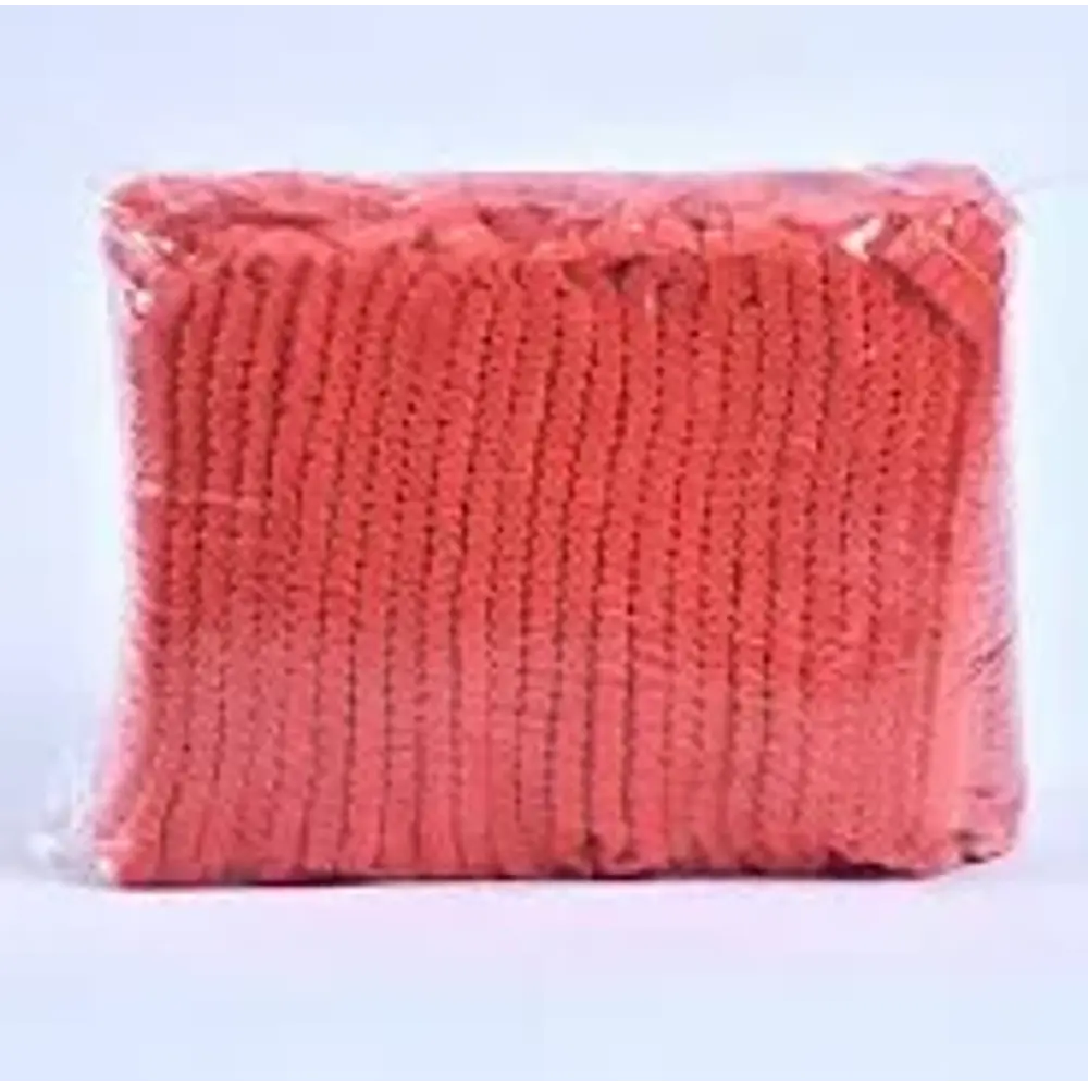 Cofias color Rojo desechables bolsa x 100 unidades 1