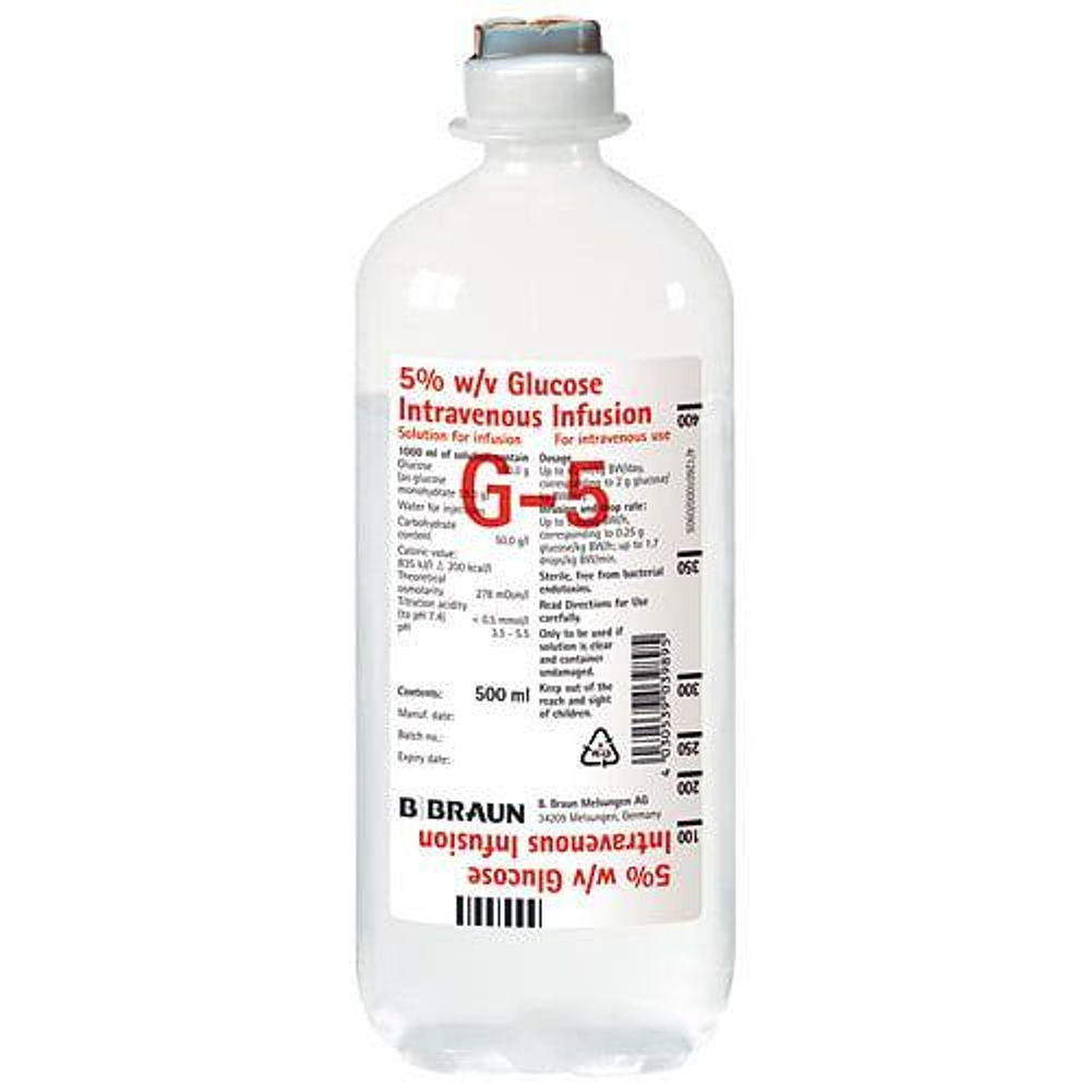 Glucosa 5% 250ml B.Braun