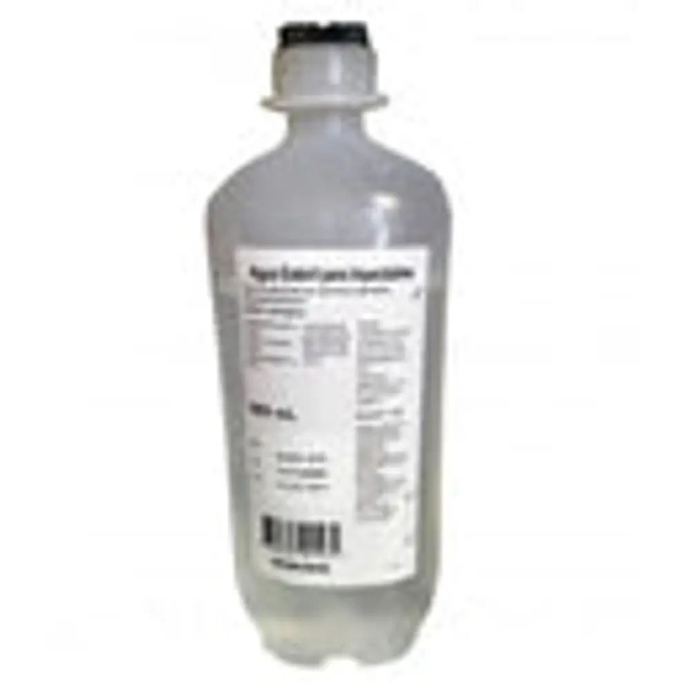 Agua para inyectables frasco 500ml Braun