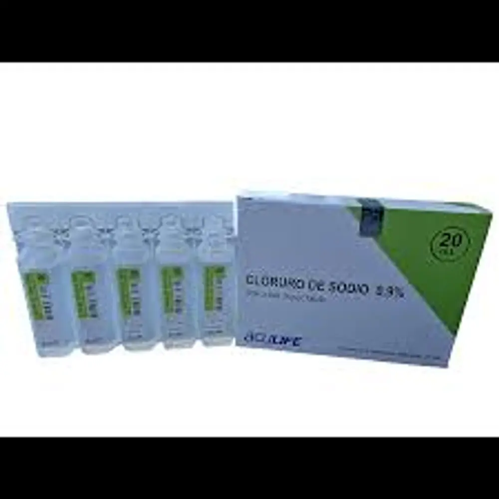 Cloruro de Sodio 0,9% ampolla 20ml Aculife