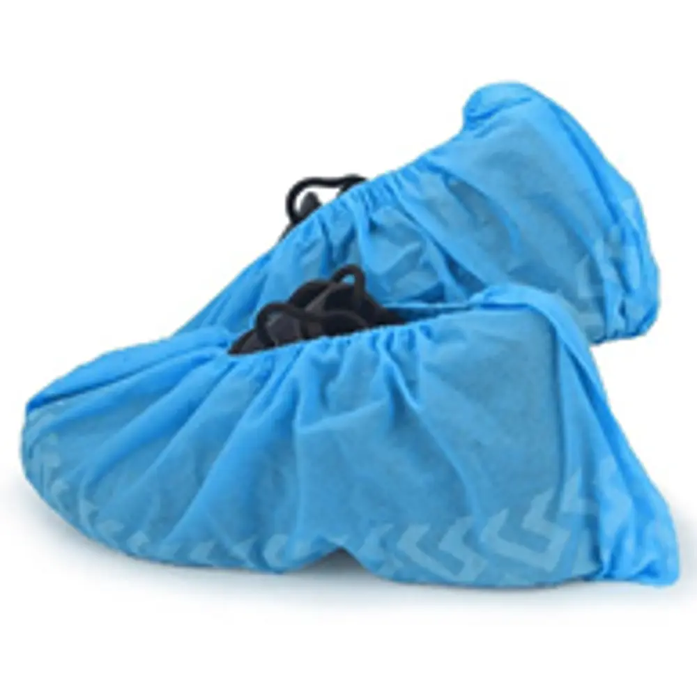 CUBRE CALZADO DE TNT AZUL Y NEGRO bolsa de 100 unidades 1