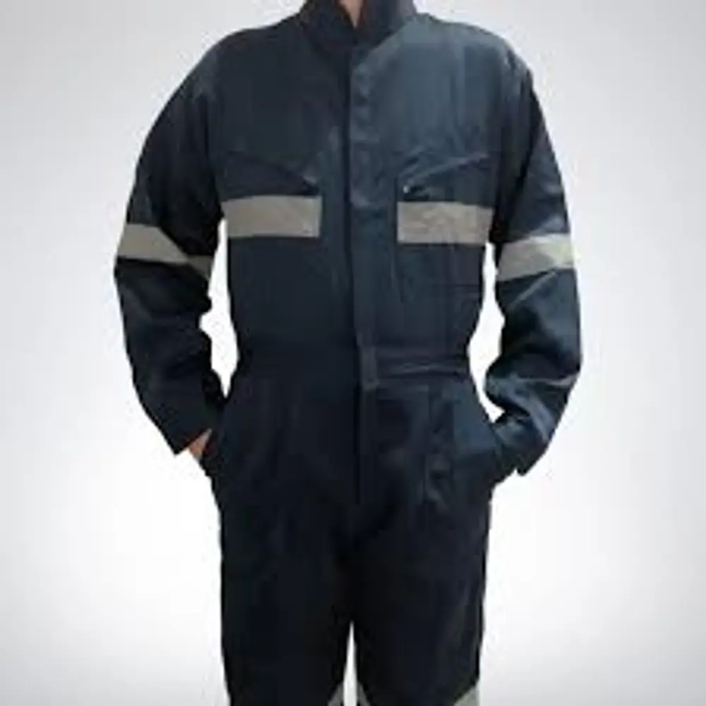 Overol buzo gabardina o Poplin Azul Marino extra grande 6xl