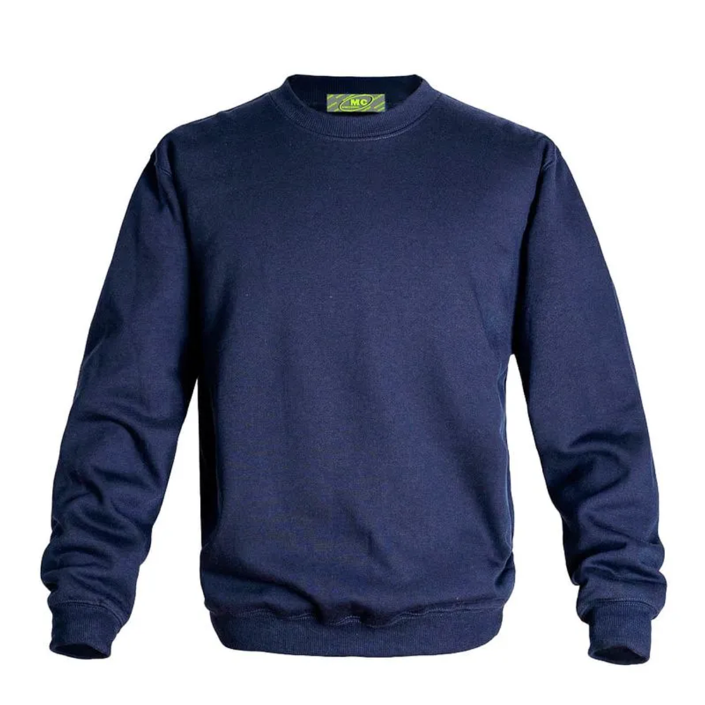 Poleron franela 100% algodon Azul Marino Extra grande 4xl