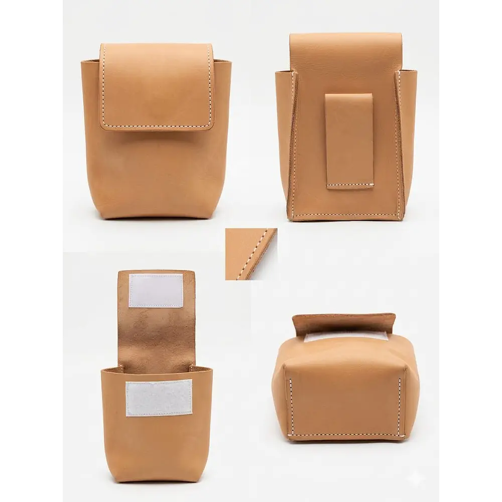 Funda de cuero o sueleta para autorrescatador con ajuste en Velcro Dielectrica 1