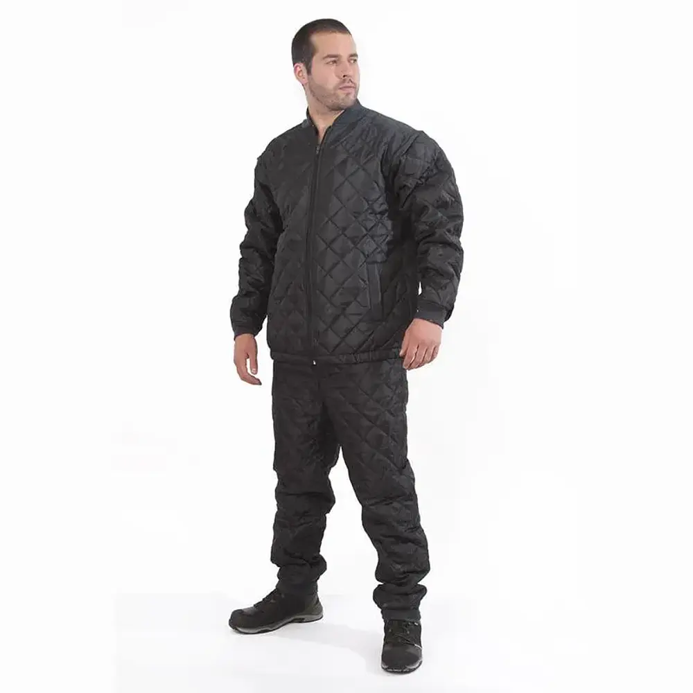 Pijama térmico acolchado conjunto chaqueta pantalon azul marino 2xxl 1