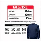 Poleron franela 100% algodon Azul Marino 2xl - Miniatura 2
