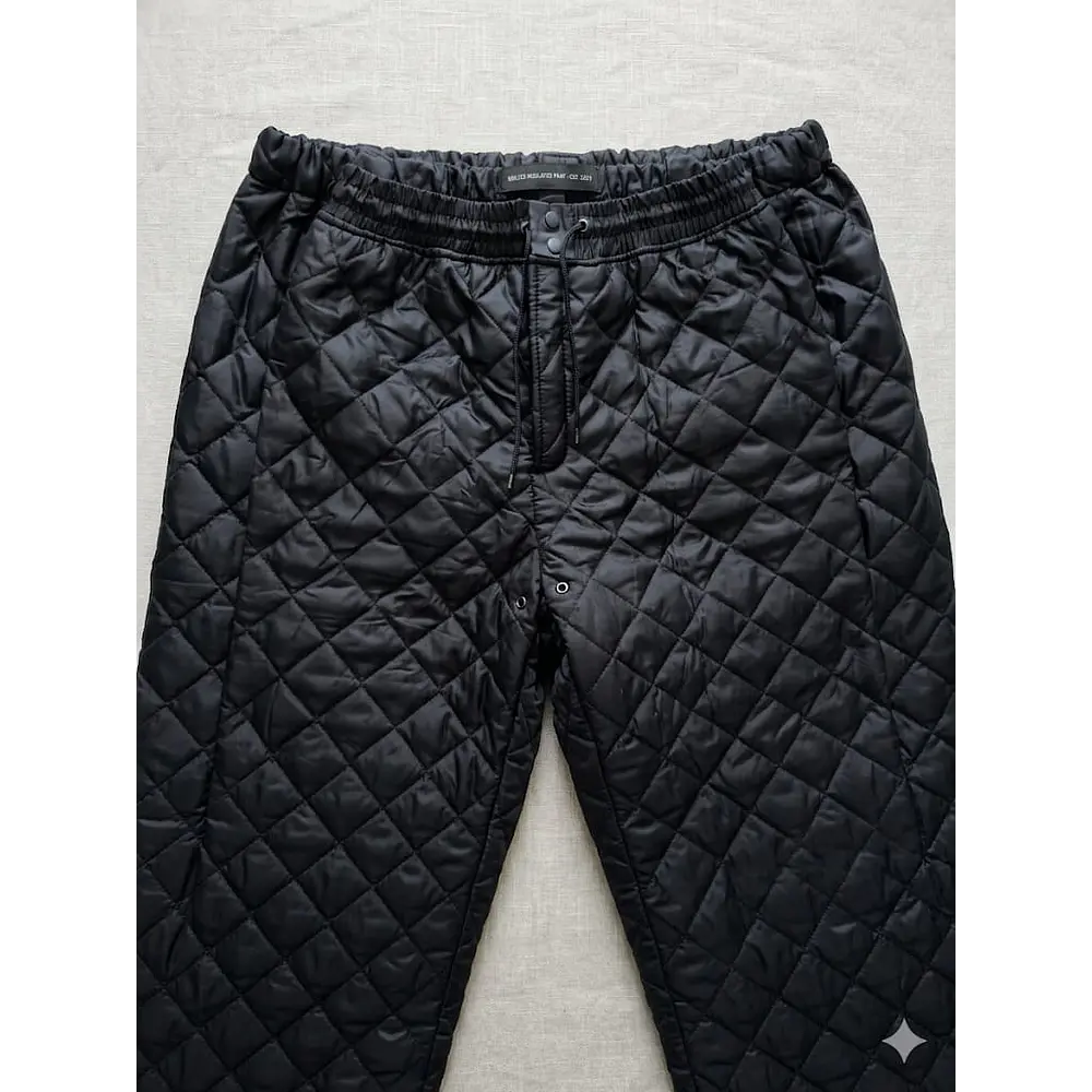 Pijama térmico acolchado conjunto chaqueta pantalon azul marino extra grande 7xl 2