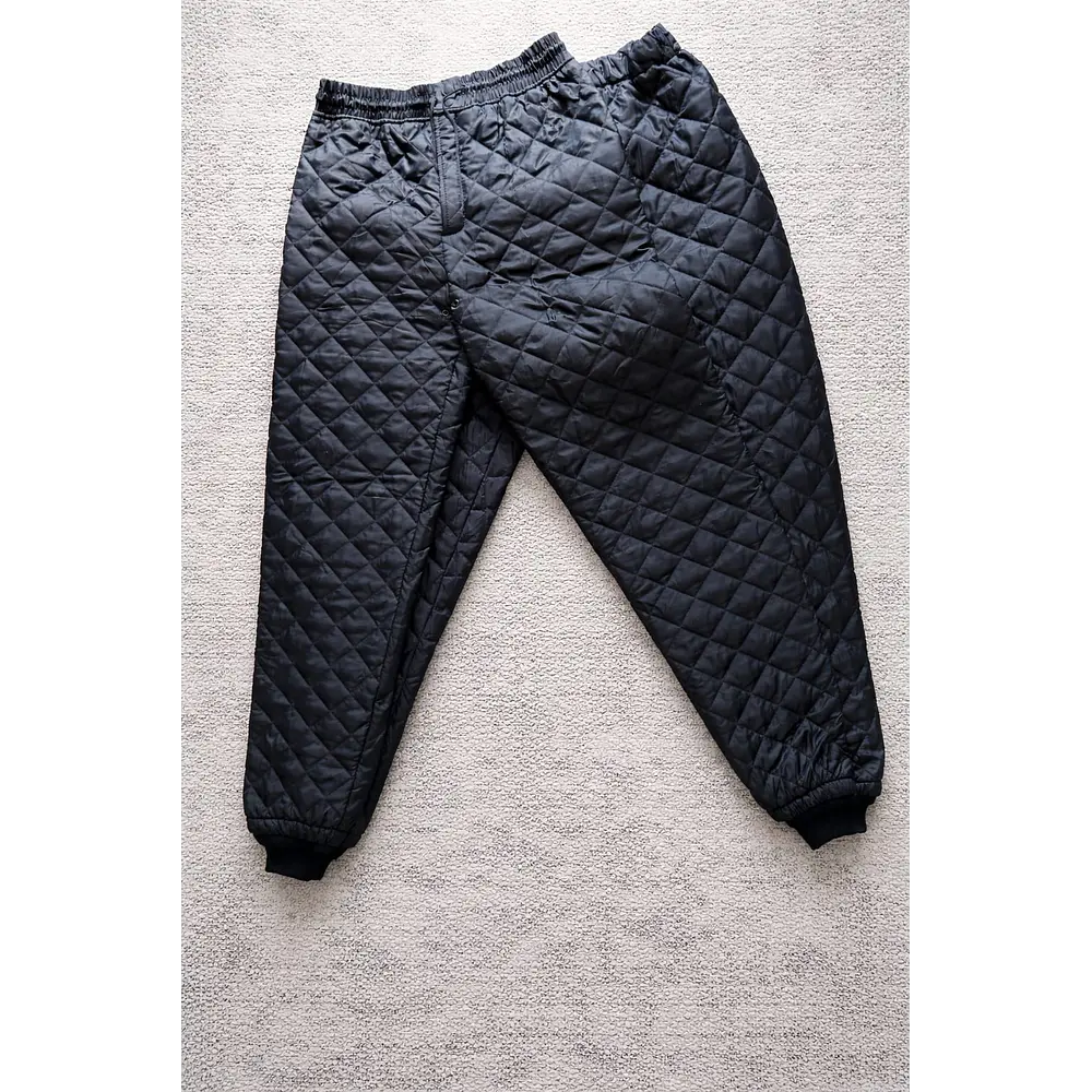 Pijama térmico acolchado conjunto chaqueta pantalon azul marino extra grande 7xl 5