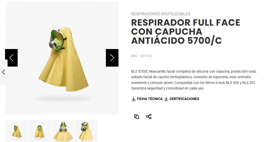 Full Face 3M 6800 ROSTRO COMPLETO
