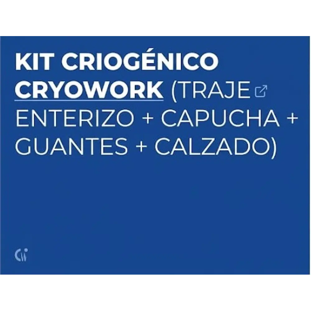 KIT FULL CRIOGÉNICO CRYOWORK (TRAЈЕ ENTERIZO + CAPUCHA +GUANTE+CALZADO) 1