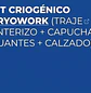 KIT FULL CRIOGÉNICO CRYOWORK (TRAЈЕ ENTERIZO + CAPUCHA +GUANTE+CALZADO) - Miniatura 1