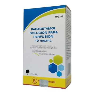 PARACETAMOL SOLUCION PARA PERFUSION 10 mg/ mL - 1 BP - OTSUKA (BIOSANO)