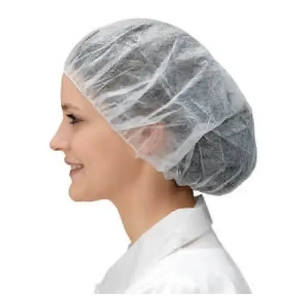 GORRO CLIP DOBLE ELÁSTICO Blanco o Celeste bolsa de 100 unidades 1