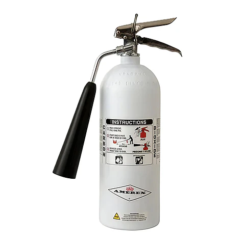 Extintor AMEREX 5 lb CO₂ Reconancia Magnetica