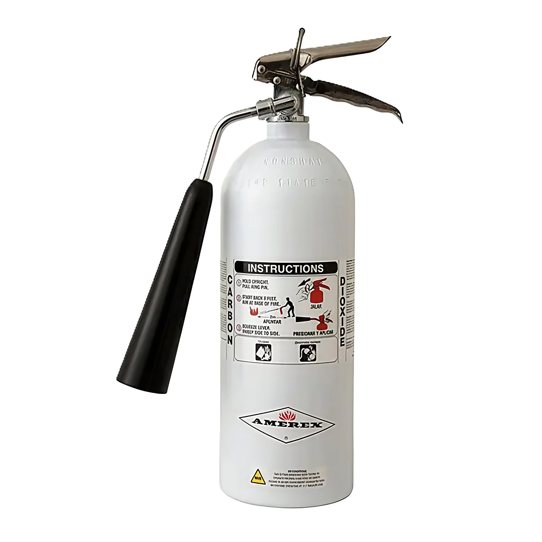 Extintor AMEREX 5 lb CO₂ Reconancia Magnetica 1