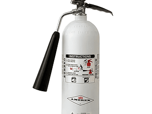 Extintor AMEREX 5 lb CO₂ Reconancia Magnetica