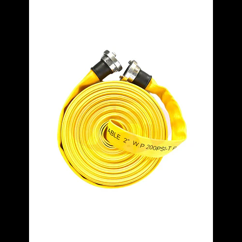 Manguera de incendio Durable Hose amarilla 1½″ × 25 m con uniones Storz