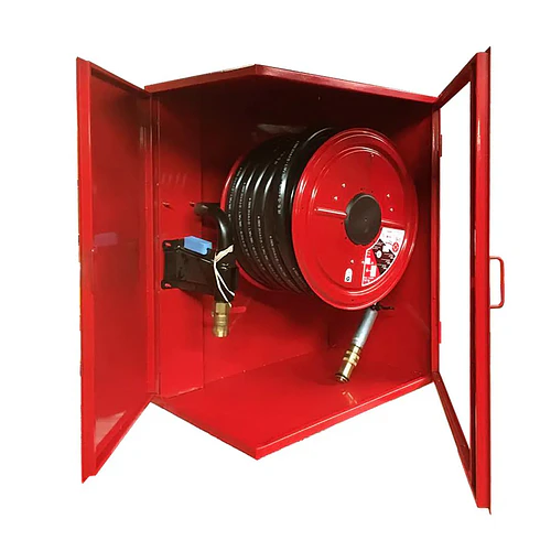 Gabinete de red húmeda 100 × 80 × 50 cm con carrete RIA 1,5″ × 30 m