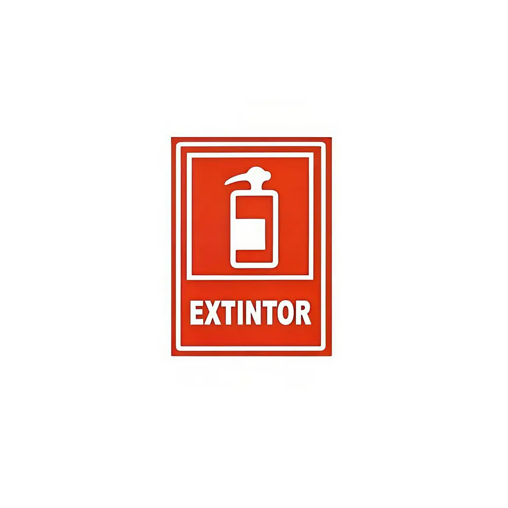 Señalética acrílica para extintor