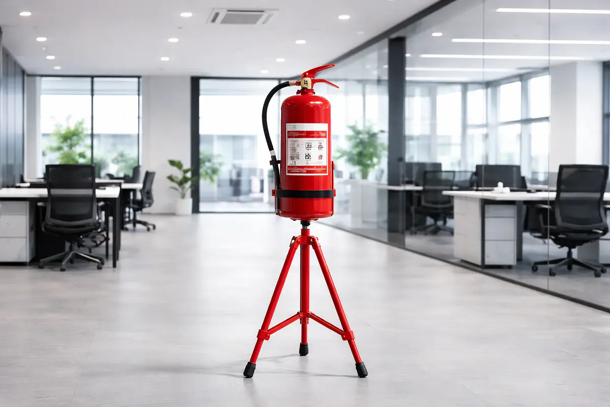 Soporte Tripode Extintor